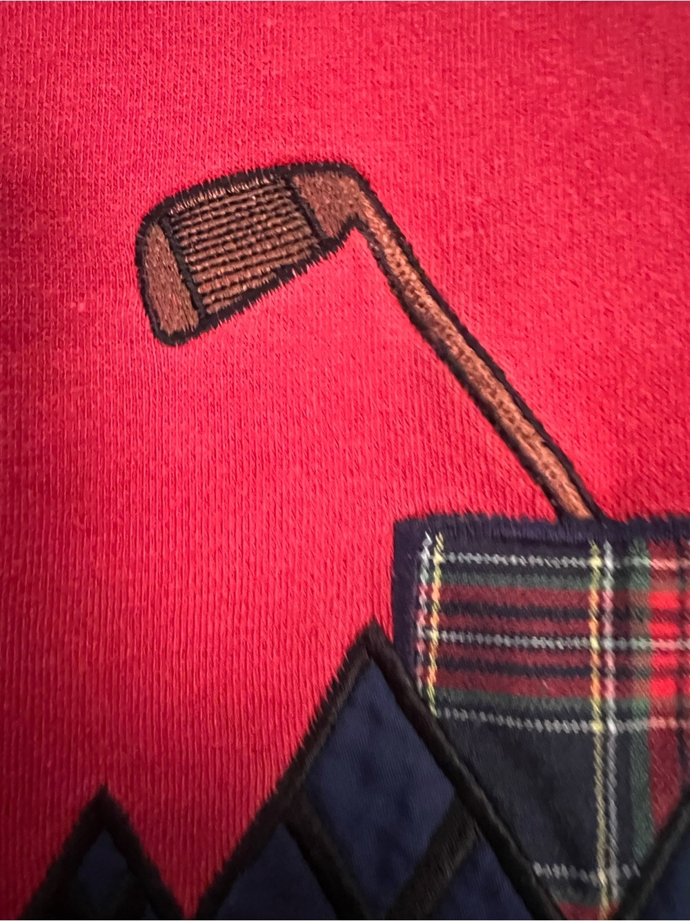 Vintage 90’s Crewneck Embroidered Golf Fore Preppy Sweatshirt XL - Picture 6 of 14